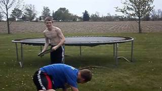 Insane Trampoline Wrestling [upl. by Remas]