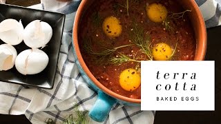 Easy Baked Egg Recipe  Paleo [upl. by Alansen]