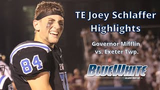 Penn State Football TE Joey Schlaffer Highlights [upl. by Valentine]