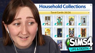 Attempting the Tarot Card Collection in The Sims 4 Life amp Death [upl. by Heid]