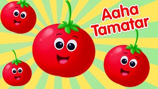 Aaha Tamatar Bada Mazedar 🍅  Hindi Rhymes For Kids [upl. by Wynnie]