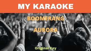 Karaoke Boomerang Aurora [upl. by Aggy692]