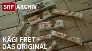 Kägi fret  Geschichte und Herstellung der Schokoladewaffeln 2002  SRF Archiv [upl. by Otti699]