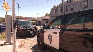 Oakland Police At Scene Of Machete Attack Near Fruitvale BART Station [upl. by Inkster]