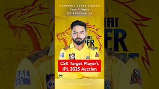 CSK Target Players In IPL 2025 Auction 🤔😲💪 csk ipl2025 sunnysports [upl. by Demetri808]