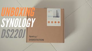 Synology DS220J Unboxing [upl. by Halbeib550]