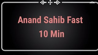 Anand Sahib Fast  10 min [upl. by Amando159]