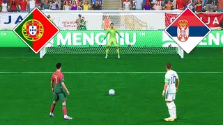 Portugal vs Serbia  Penalty Shootout  FIFA World Cup Final  FIFA 23 Next Gen 4K [upl. by Lebisor885]