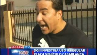 DGII investiga uso irregular placa vehículo CasaBlanca [upl. by Steward]