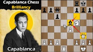 Capablanca Chess Brilliancy  Capablanca vs Fonaroff 1918 [upl. by Ynnahc]