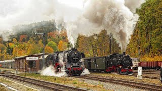 50 36488 Abschiedsfahrt durchs Erzgebirge 28102023 [upl. by Floyd]