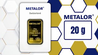 Metalor Stamped 20g Gold Bar [upl. by Lah]