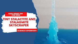 How To Grow Tiny Stalactite and Stalagmite Skyscraper  Science for Kids  Easy Peasy DIY For Kids [upl. by Lati]