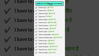 English speaking practice  English vocabulary  daily use English sentence  English grammar Hindi [upl. by Nicolas]