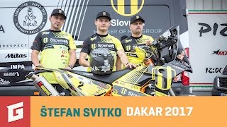 Štefan Svitko  nová motorka KTM a DAKAR 2017  GARÁŽTV [upl. by Kemppe]