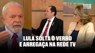 🔥Lula na RedeTV escurraçou herança maldita de Bolsonaro detonou Trump e peitou mercado financeiro🔥 [upl. by Abbotson]