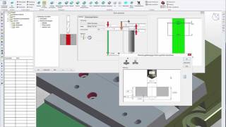 Bohrungsassistent im CADCAMSystem vectorcam [upl. by Adiv]