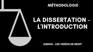 La dissertation  Lintroduction 5 [upl. by Eerihs]