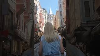 Galata tower touristic trip galata porthagia sophia [upl. by Natloz564]