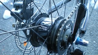 Shimano Nexus Alfine 8 speed How it works [upl. by Auberta]