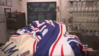 Stateside Vodka Collects More Than 350 Ben Simmons Jerseys For Shelters In Brooklyn [upl. by Delora940]