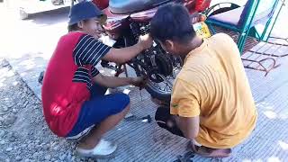 REPLACE SIDEWHEEL BEARING AND REAR SPROCKET [upl. by Suiradal]