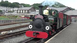 Ffestiniog Railway in Porthmadog  Rangeren in Porthmadog [upl. by Dranoc]