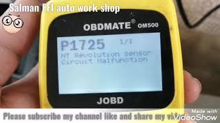 Toyota corolla 2003 p1725 gear shift problem [upl. by Adnamra]