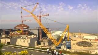 Solutions Howwedoit Lifting of nuclear dome at EPR Flamanville France [upl. by Douglas74]