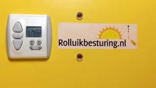 Rolluikbesturingnl  opnieuw tijd instellen  Somfy Chronis Uno Easy Handleiding [upl. by Netsryk]