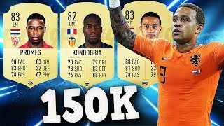 PLANTILLA HIBRIDA 150K PARA FUT CHAMPIONSFIFA 19 [upl. by Atinrev]