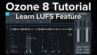 Ozone 8 Tutorial  Learn LUFS Target Mastering for Spotify Youtube Tidal [upl. by Eicats]