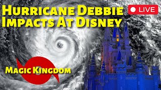 🔴LIVE🔴Hurricane Debbie Near Disney World High WindsRain  1 Mile From Magic Kingdom [upl. by Wager]