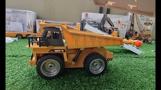 DOUBLE E RC HUINA HD DUMP TRUCK UNBOXING amp REVIEW [upl. by Neenaej]