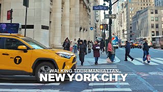 NEW YORK CITY TRAVEL 48  WALKING TOUR MANHATTAN 8th Ave Broadway 5th Ave 7th Ave amp Times Square [upl. by Atahs]