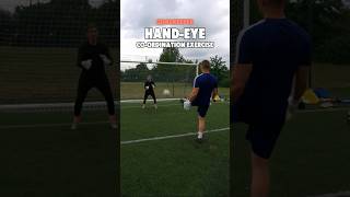 🧤 Goalkeeper handeye coordination exercise 🖐️ 👁️ shorts goalkeepertraining [upl. by Refiffej]