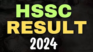 HSSC Result 2024 Fbise [upl. by Ecnerwal]