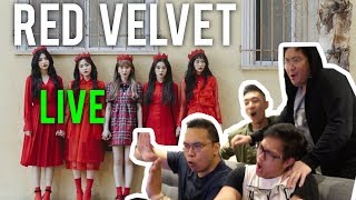 RED VELVET LIVE LOOK  PEEKABOO Reactions [upl. by Ardnuasac285]