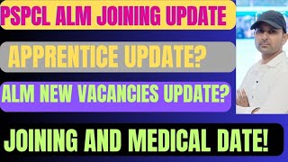 PSPCL ALM JOINING UPDATEPSPCL ALM APPRENTICE UPDATEPSPCL ALM NEW VACANCIES UPDATE [upl. by Aneda81]