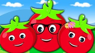 Tomate Finger Familie  Babylieder  Kinderlieder  Songs For Childrens  Tomato Finger Family [upl. by Lory]