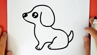 COMMENT DESSINER UN CHIEN KAWAII [upl. by Nahgeam]