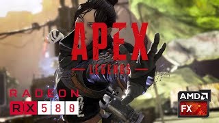 APEX LEGENDS ON RX 580 4GB  AMD FX 8300 [upl. by Yraillih]