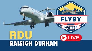 🔴 LIVE Raleigh Durham Int RDU Airport Plane Spotting  LIVE Plane Spotting [upl. by Akcir]