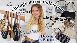 VINTAGE PURSE COLLECTION ⇨ Thrift Haul Designer Handbags [upl. by Canale]