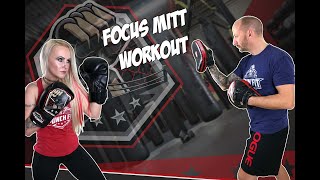 Punch Fit Focus Mitt Workout  Boxing Workout  Follow Along on Heavy Bag for All Levels [upl. by Yorick547]