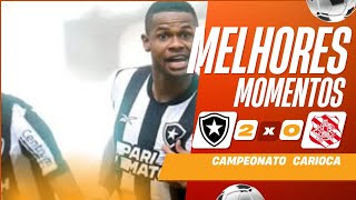 MELHORES MOMENTOS BOTAFOGO X BANGU [upl. by Aiclef]