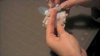 Creating a mixed media altered art flower fairy paper art doll [upl. by Ecnerol]