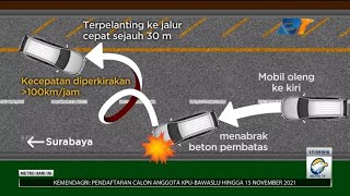 Kronologi Kecelakaan Mobil Vanessa Angel [upl. by Sayce]