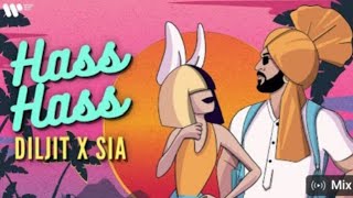 Hass Hass Official video Diljit X sia [upl. by Fidel]