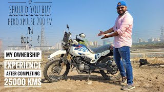 Should you buy HERO XPULSE 200 4V in 2024   Sharing my ownership experience  biker bikelife [upl. by Assirrak607]